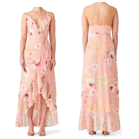 YUMI KIM Floral Meadow Wrap Maxi Dress - Picture 1 of 9